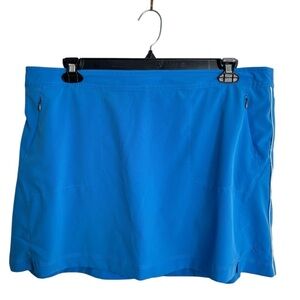 Danskin Golf Skort Womens Size XL 16 / 18 Blue Tennis Pickleball Stretch Classic